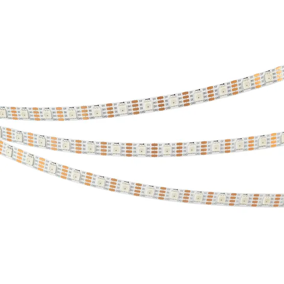 Фото #5 товара Светодиодная лента SPI-B60-10mm 5V RGB-PX1-BPT (12 W/m, IP20, 5060, 5m) (Arlight, бегущий огонь)