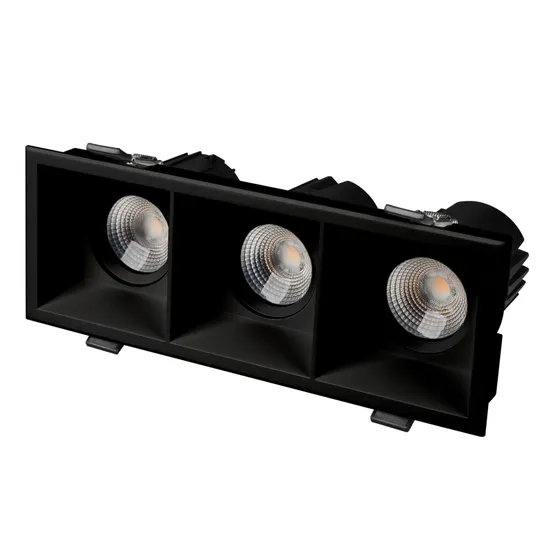Фото #1 товара Светильник MS-FLOW-BUILT-S230x85-3x6W Day4000 (BK, 38 deg, 230V) (Arlight, IP20 Металл, 5 лет)