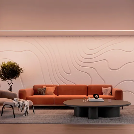 Фото #6 товара Профиль STRETCH-41-CEIL-CENTER-2000 WHITE (Arlight, Алюминий)