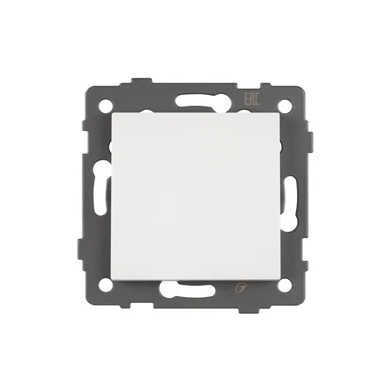 Фото #3 товара Механизм выключателя одноклавишный непроходной SWT-MK01-PL-WH-V (250V, 10A) (Arlight, -)