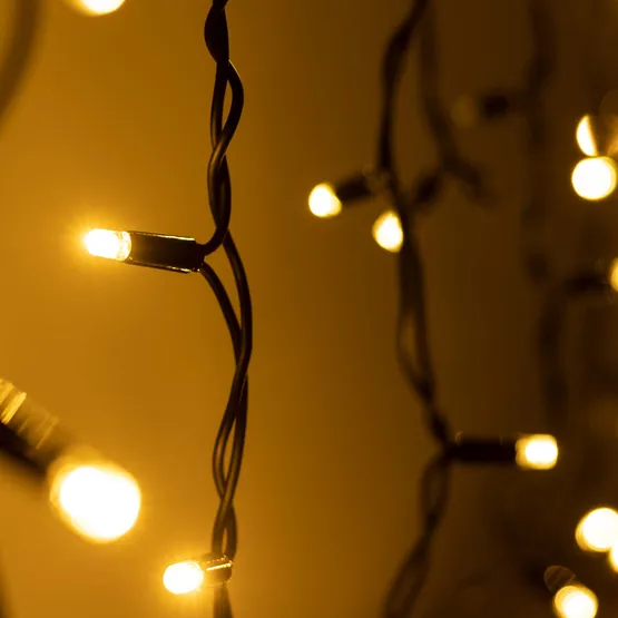 Фото #2 товара Светодиодная гирлянда ARD-EDGE-PRO-4000x600-BLACK-128LED-FLASH Warm/Warm (230V, 8W) (Ardecoled, IP65)