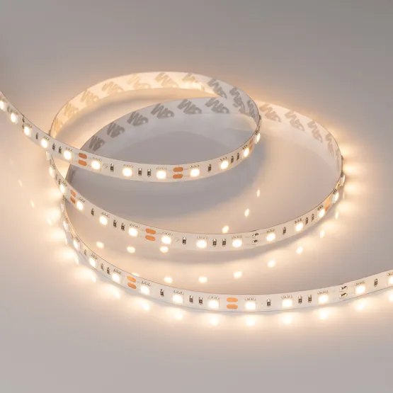 Фото #2 товара Светодиодная лента RT-B60-10mm 12V Warm2700 (14.4 W/m, IP20, 5060, 5m) (Arlight, 14.4 Вт/м, IP20)
