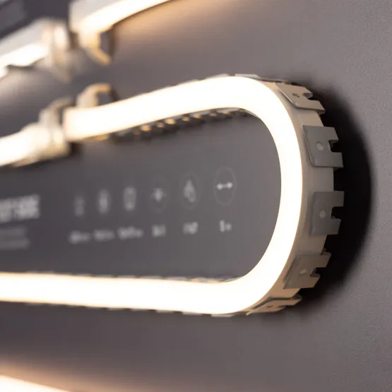 Фото #5 товара Стенд Гибкий Неон MOONLIGHT-830x600mm (DB 3мм, пленка, подсветка) (Arlight, -)