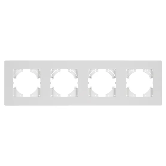 Фото #2 товара Рамка пластиковая FRM-PERIO-PL-4-WH (Arlight, -)