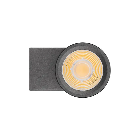 Фото #4 товара Светильник LGD-RAY-WALL-TWIN-R65-2x9W Warm3000 (GR, 23 deg, 230V) (Arlight, IP65 Металл, 3 года)