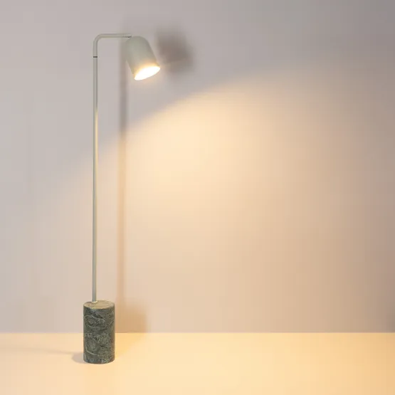 Фото #2 товара Светильник SP-MASON-FLOOR-R143-6W Warm3200-MIX (SG, 120 deg, 230V) (Arlight, IP20, Мрамор, 5 лет)