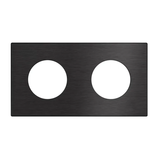 Фото #2 товара Рамка алюминиевая FRM-PRESTO-ALR-2-BK (Arlight, -)