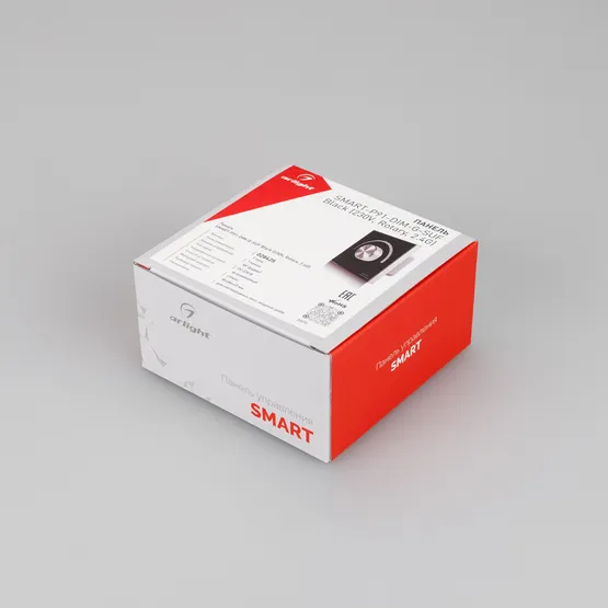 Фото #3 товара Панель SMART-P91-DIM-G-SUF Black (230V, Rotary, 2.4G) (Arlight, IP20 Пластик, 5 лет)
