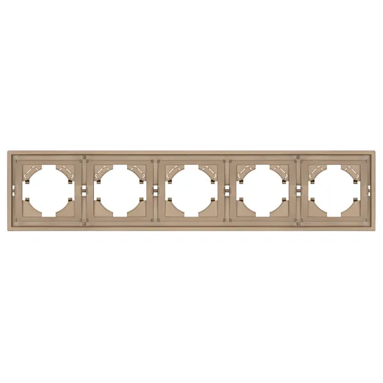 Фото #3 товара Рамка пластиковая FRM-TENDO-PL-5-GD (Arlight, Песочный)