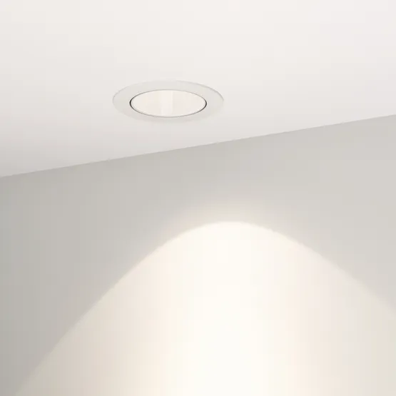 Фото #6 товара Светильник MS-FORECAST-BUILT-TURN-R102-12W Day4000 (WH-WH, 32 deg, 230V) (Arlight, IP20 Металл, 5 лет)