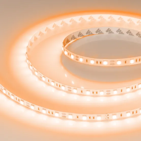 Фото #2 товара Светодиодная лента RT-B60-10mm 12V Orange (14.4 W/m, IP20, 5060, 5m) (Arlight, Открытый)