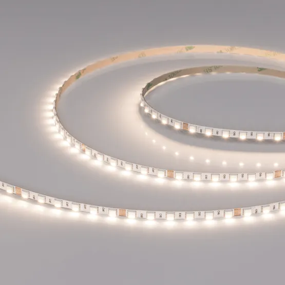 Фото #7 товара Светодиодная лента RT-H96-5mm 24V RGBW-Day-4-in-1 (10 W/m, IP20, 5m) (Arlight, узкая)