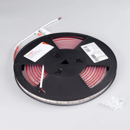 Фото #3 товара Светодиодная лента герметичная RTW-PS-A120-10mm 12V Day4000 (9.6 W/m, IP67, 2835, 5m) (Arlight, 9.6 Вт/м, IP67)