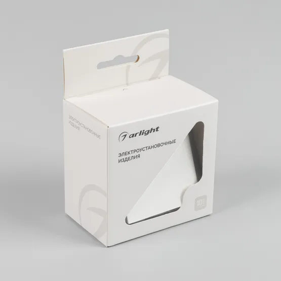 Фото #4 товара Механизм выключателя одноклавишный перекрёстный SWT-MKX1-PL-WH-V (250V, 10A) (Arlight, -)