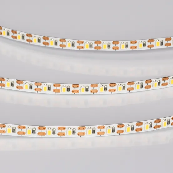 Фото #2 товара Светодиодная лента FC-M160-4mm 24V Warm3500-CX1 (10 W/m, IP20, 5m) (Arlight, резка 1 светодиод)