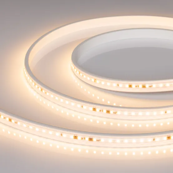 Фото #1 товара Светодиодная лента герметичная ARL-PV-A120-15mm 230V Warm2700 (15 W/m, IP65, 30m) (Arlight, -)