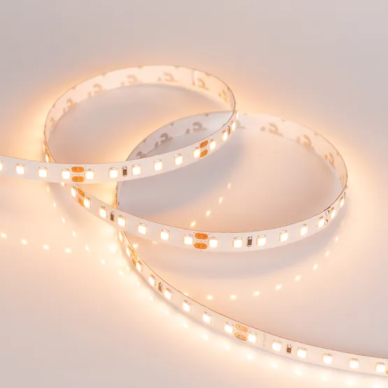 Фото #4 товара Светодиодная лента RT 2-5000 24V Warm3000 2x (2835, 600 LED, CRI98) (Arlight, 14.4 Вт/м, IP20)
