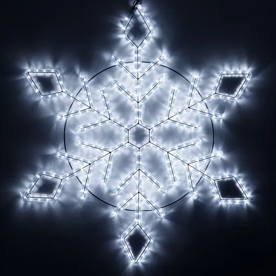 Фото #1 товара Фигура светодиодная ARD-SNOWFLAKE-M9-900x900-360LED White (230V, 22W) (Ardecoled, IP65)