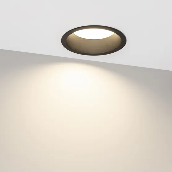 Фото #5 товара Светильник MS-DROP-BUILT-R158-30W Day4000 (BK, 90 deg, 230V) (Arlight, IP54 Металл, 5 лет)