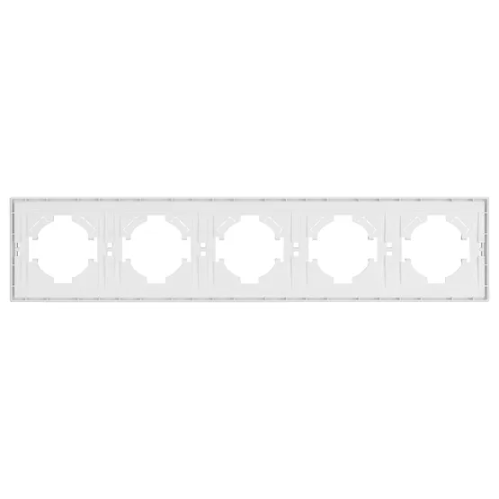 Фото #2 товара Рамка пластиковая FRM-TENDO-PL-5-WH (Arlight, Белый)