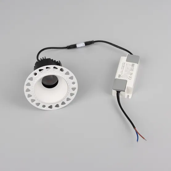 Фото #3 товара Светильник MS-ARADO-TRIMLESS-R65-9W Warm3000 (WH-WH, 55 deg, 230V) (Arlight, IP20 Металл, 5 лет)