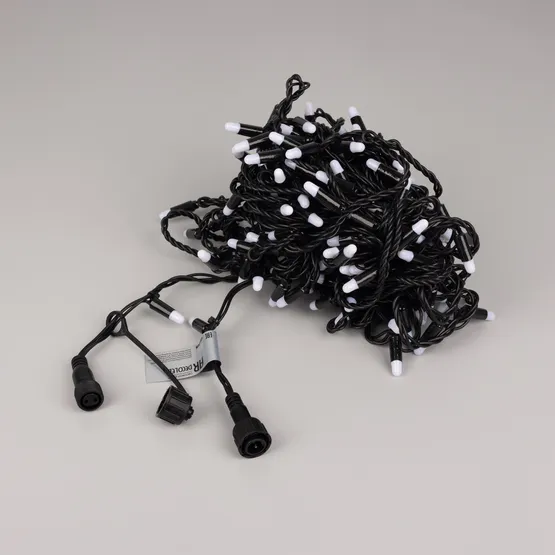 Фото #2 товара Светодиодная гирлянда ARD-STRING-CLASSIC-20000-BLACK-200LED-MILK-SYNC RGB (230V, 13W) (Ardecoled, IP65)