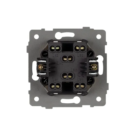 Фото #2 товара Механизм выключателя одноклавишный перекрёстный SWT-MKX1-PL-WH-V (250V, 10A) (Arlight, -)