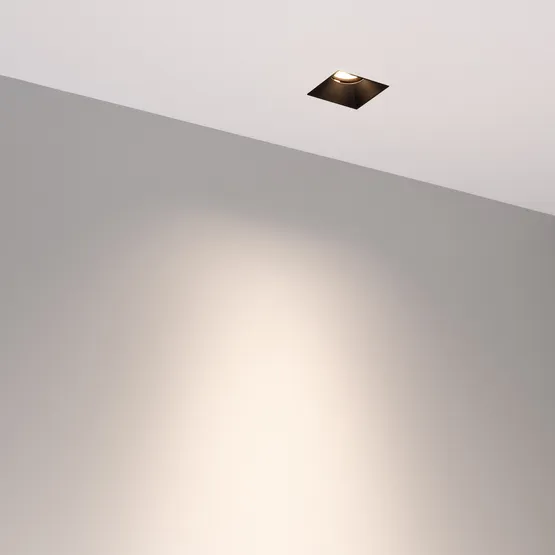 Фото #3 товара Светильник MS-RIALTO-TRIMLESS-S40x40-9W Day4000 (BK, 36deg, 230V) (Arlight, IP20 Металл, 5 лет)