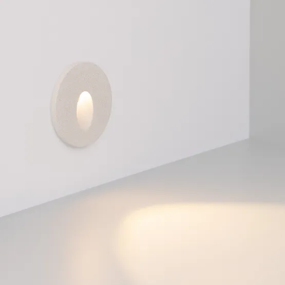 Фото #3 товара Светильник LT-TIE-R120-3W Warm3000 (WH, 45x70 deg, 230V) (Arlight, IP65 Бетон, 3 года)