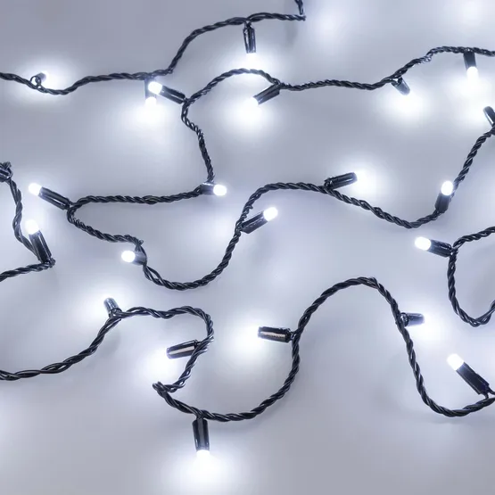 Фото #3 товара Светодиодная гирлянда ARD-STRING-CLASSIC-10000-BLACK-100LED-MILK-STD White (230V, 7W) (Ardecoled, IP65)
