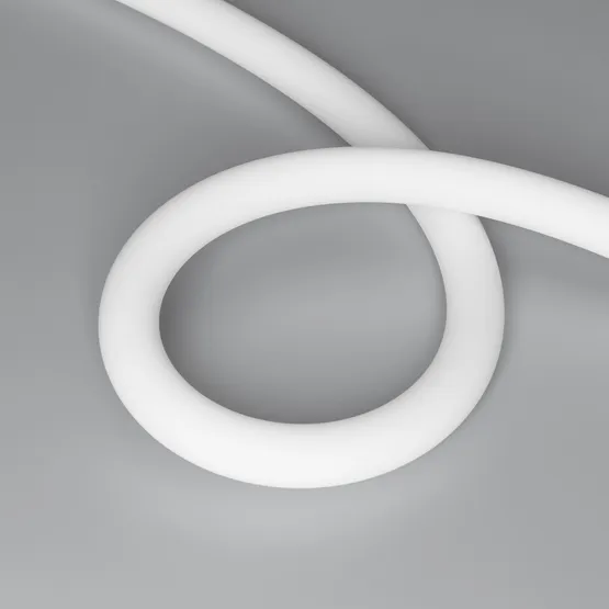 Фото #3 товара Светодиодная лента герметичная MOONLIGHT-TOP-M768-D25mm 24V White-MIX 360deg (14.4 W/m, IP65, 2216, 5m, wire x1) (Arlight, Вывод прямой, 3 года)