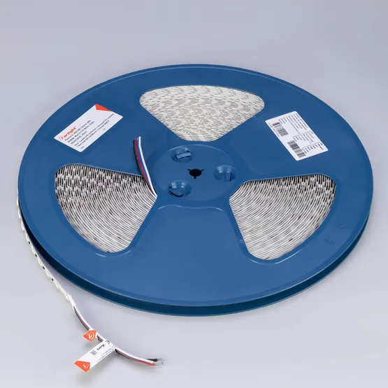 Фото #3 товара Светодиодная лента IC-BA108-12mm 48V RGBW-Warm (15 W/m, IP20, 5060/2835, 40m) (Arlight, стабилизированная)