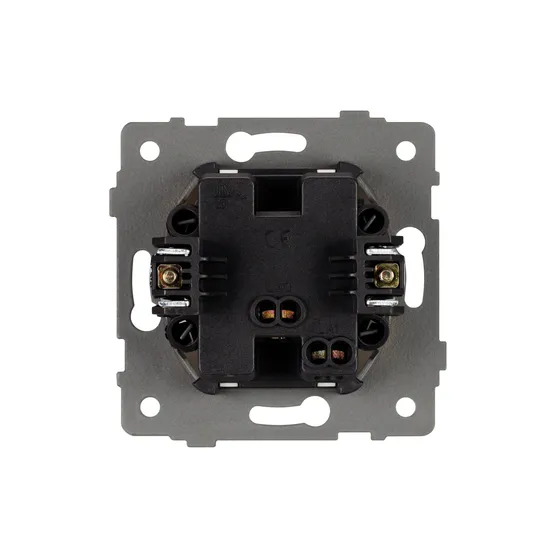 Фото #2 товара Механизм выключателя одноклавишный непроходной SWT-MK01-PL-WH-V (250V, 10A) (Arlight, -)