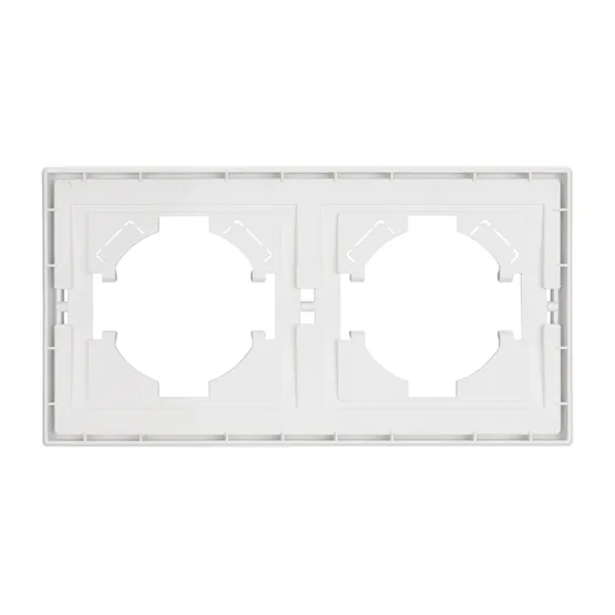 Фото #2 товара Рамка пластиковая FRM-TENDO-SFPL-2-WH (Arlight, Матовый белый)