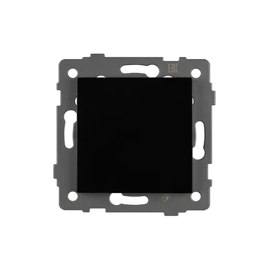 Фото #3 товара Механизм выключателя одноклавишный проходной SWT-MKP1-PL-BK-V (250V, 10A) (Arlight, -)