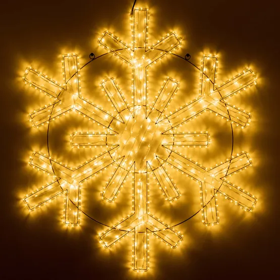 Фото #1 товара Фигура светодиодная ARD-SNOWFLAKE-M11-1250x1200-604LED Warm (230V, 36.5W) (Ardecoled, IP65)