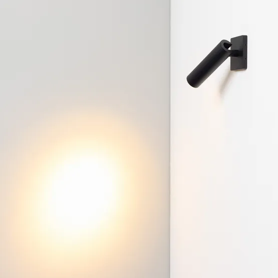 Фото #3 товара Светильник SP-READER-NB-S60x60-3W Warm2700 (BK, 20 deg, 230V) (Arlight, IP20 Металл, 3 года)