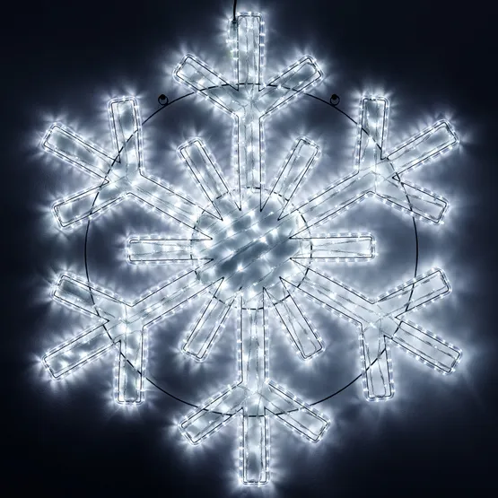 Фото #1 товара Фигура светодиодная ARD-SNOWFLAKE-M11-1250x1200-604LED White (230V, 36.5W) (Ardecoled, IP65)