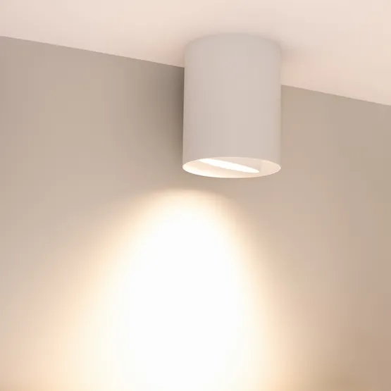 Фото #2 товара Светильник SP-FOCUS-R132-24W Warm3000 (WH, 50 deg, 230V) (Arlight, IP54 Металл, 5 лет)