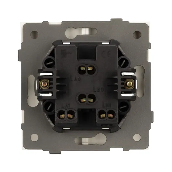 Фото #2 товара Механизм выключателя двухклавишный непроходной SWT-TENDO-MK02-SFPL-WH (230V, 10A) (Arlight, Матовый белый)