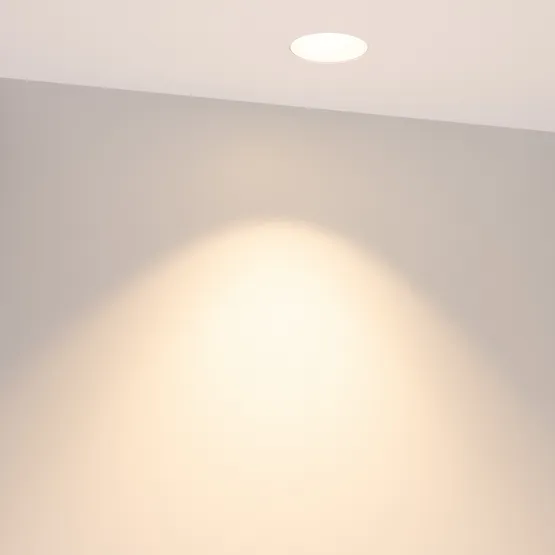 Фото #5 товара Светильник MS-ARADO-TRIMLESS-R75-12W Warm3000 (WH-WH, 55 deg, 230V) (Arlight, IP20 Металл, 5 лет)