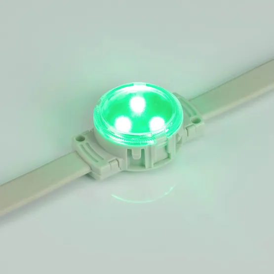 Фото #2 товара Модуль управляемый SPI-F3-D30 12V RGB-RAM-Auto (0.6W, IP68, 120 deg) (Arlight, Пластик, 3 года)