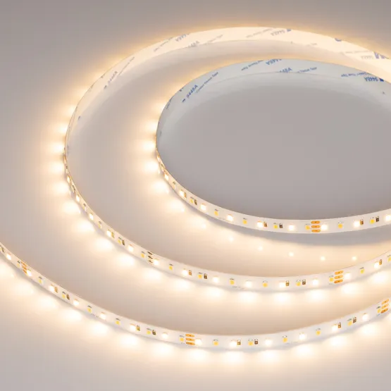 Фото #2 товара Светодиодная лента RT-A120-10mm 24V White-MIX (23 W/m, IP20, 2835, 5m) (Arlight, Изменяемая ЦТ)