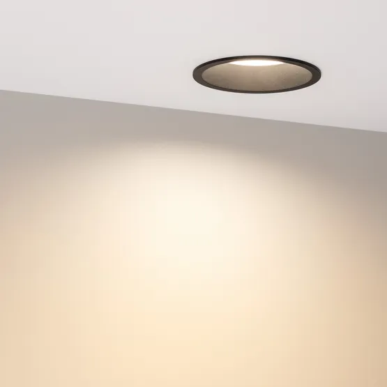 Фото #3 товара Светильник MS-BREEZE-BUILT-R104-12W Warm3000 (BK, 85 deg, 230V) (Arlight, IP20 Металл, 3 года)