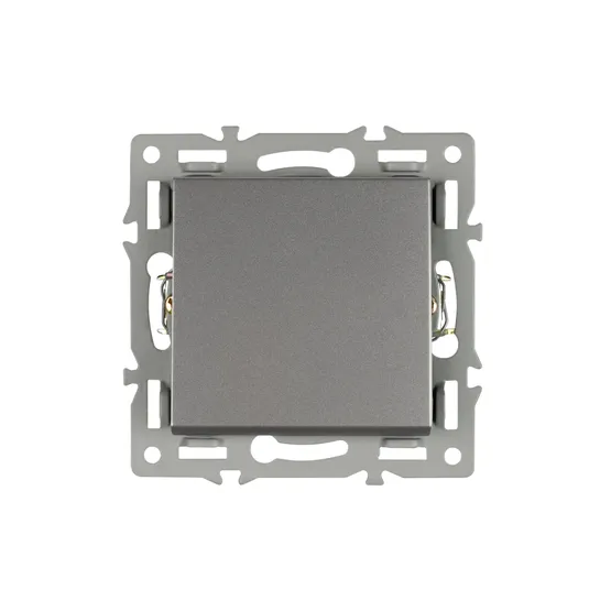 Фото #2 товара Механизм выключателя одноклавишный проходной SWT-MKP1-PL-GR (250V, 16A) (Arlight, -)