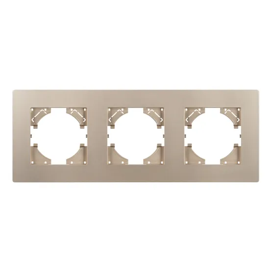 Фото #3 товара Рамка пластиковая FRM-PERIO-PL-3-GD (Arlight, -)