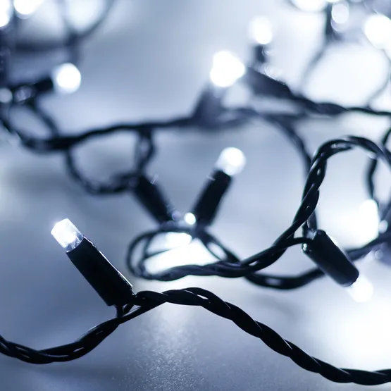 Фото #3 товара Светодиодная гирлянда ARD-STRING-PRO-10000-BLACK-100LED-STD WHITE (230V, 7W) (Ardecoled, IP65)