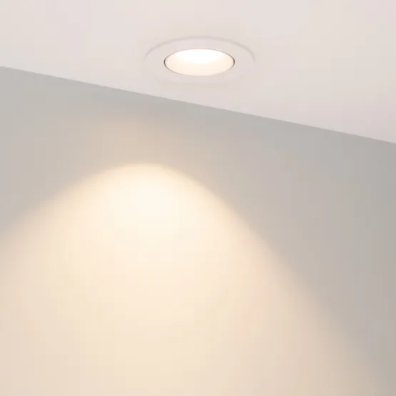 Фото #3 товара Светильник MS-ATOLL-BUILT-TURN-R94-10W Warm3000 (WH, 36 deg, 230V) (Arlight, IP54 Металл, 5 лет)