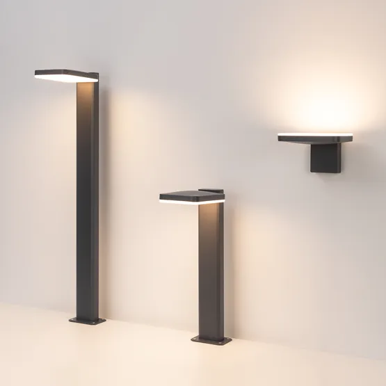 Фото #4 товара Светильник LGD-TENT-WALL-9W Warm3000 (GR, 110 deg, 230V) (Arlight, IP65 Металл, 3 года)