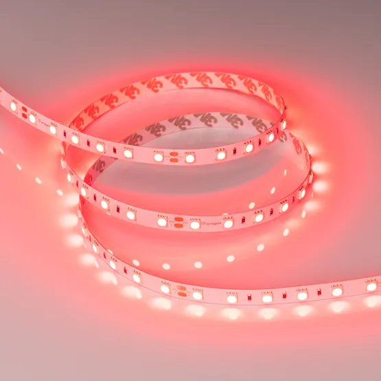 Фото #3 товара Светодиодная лента RT-B60-10mm 24V Red (14.4 W/m, IP20, 5060, 5m) (Arlight, Открытый)
